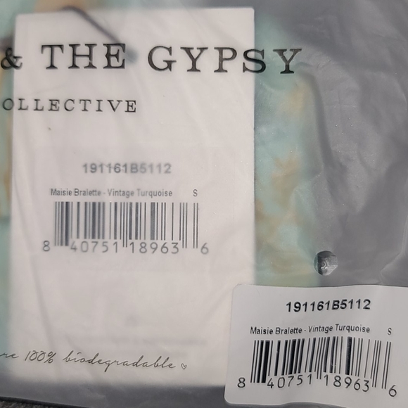 New spell designs maisie bralette turquoise S bra - Picture 11 of 11